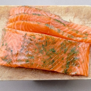 Saumon gravlax citron