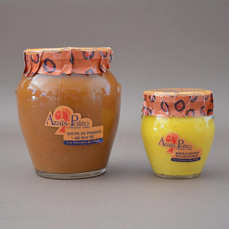 Soupe de poisson de roche et rouille artisanale