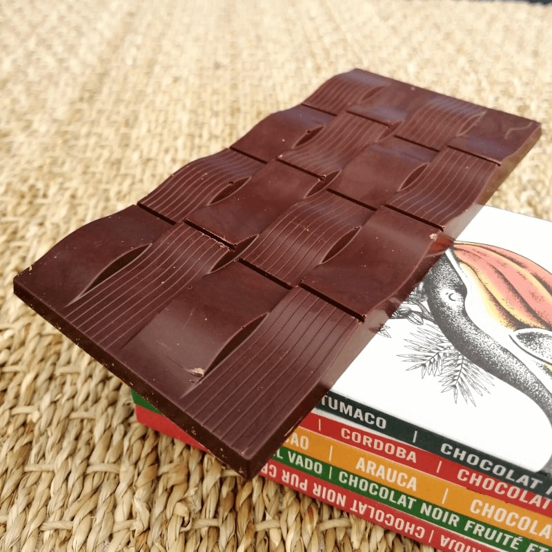 Chocolat noir acidulé - 76% 80g