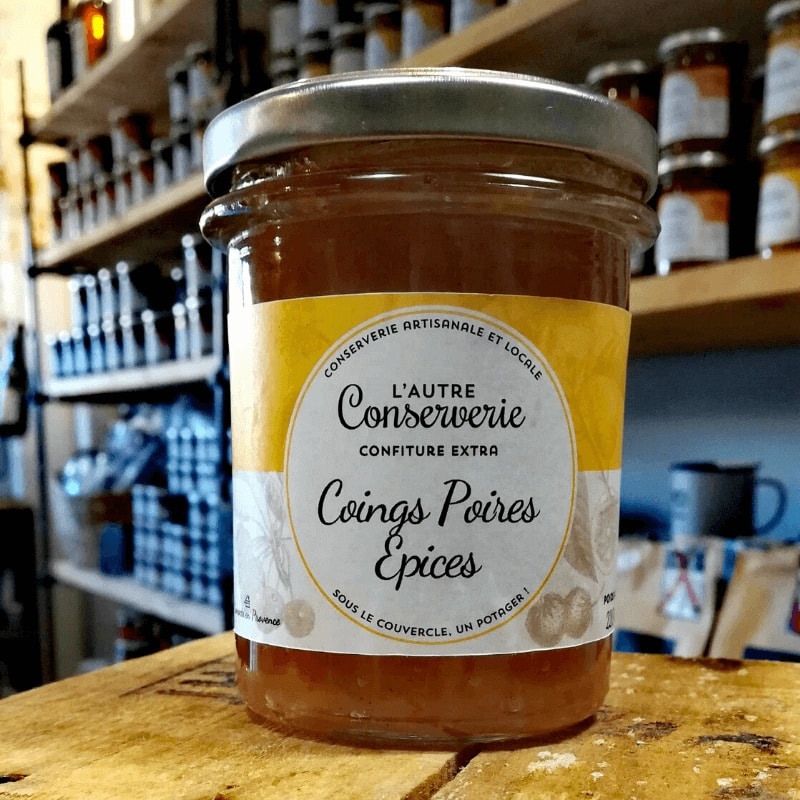 Confiture coings poires épices 220g