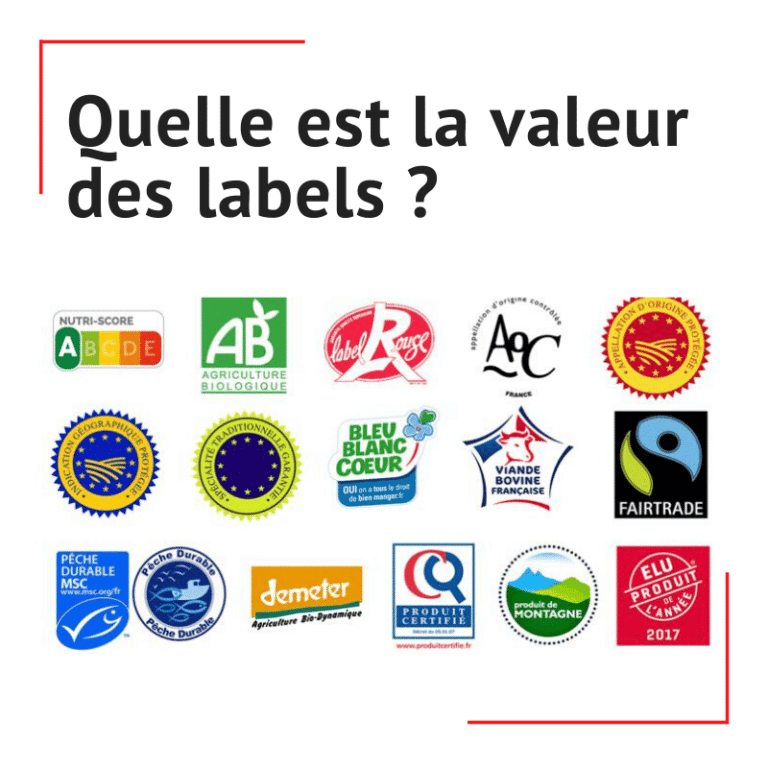 la valeur des labels alimentaires