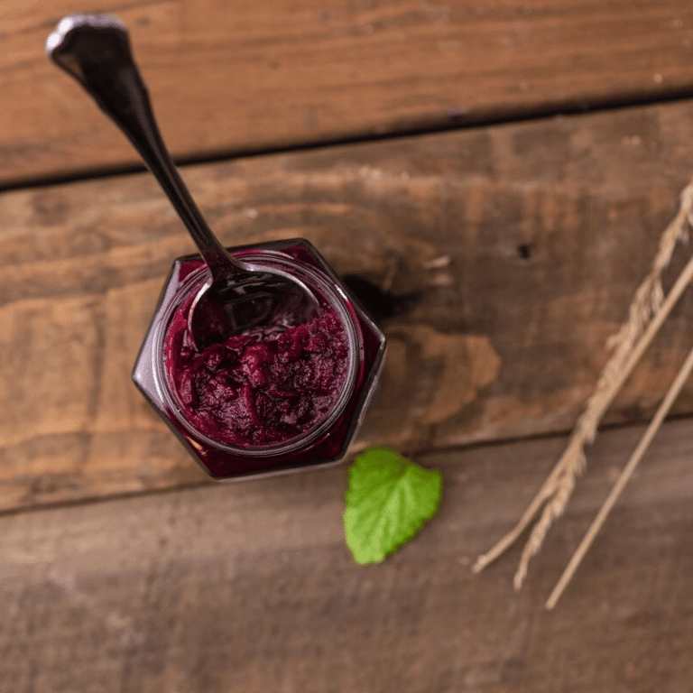 confiture cerise noire