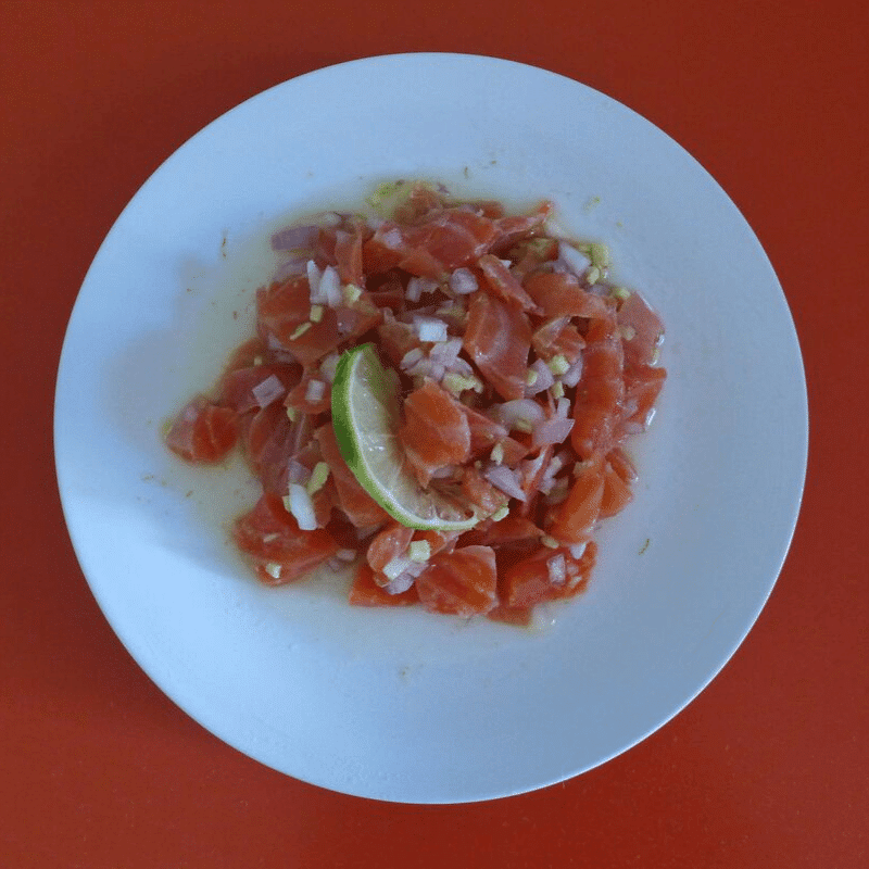 Ceviche saumon